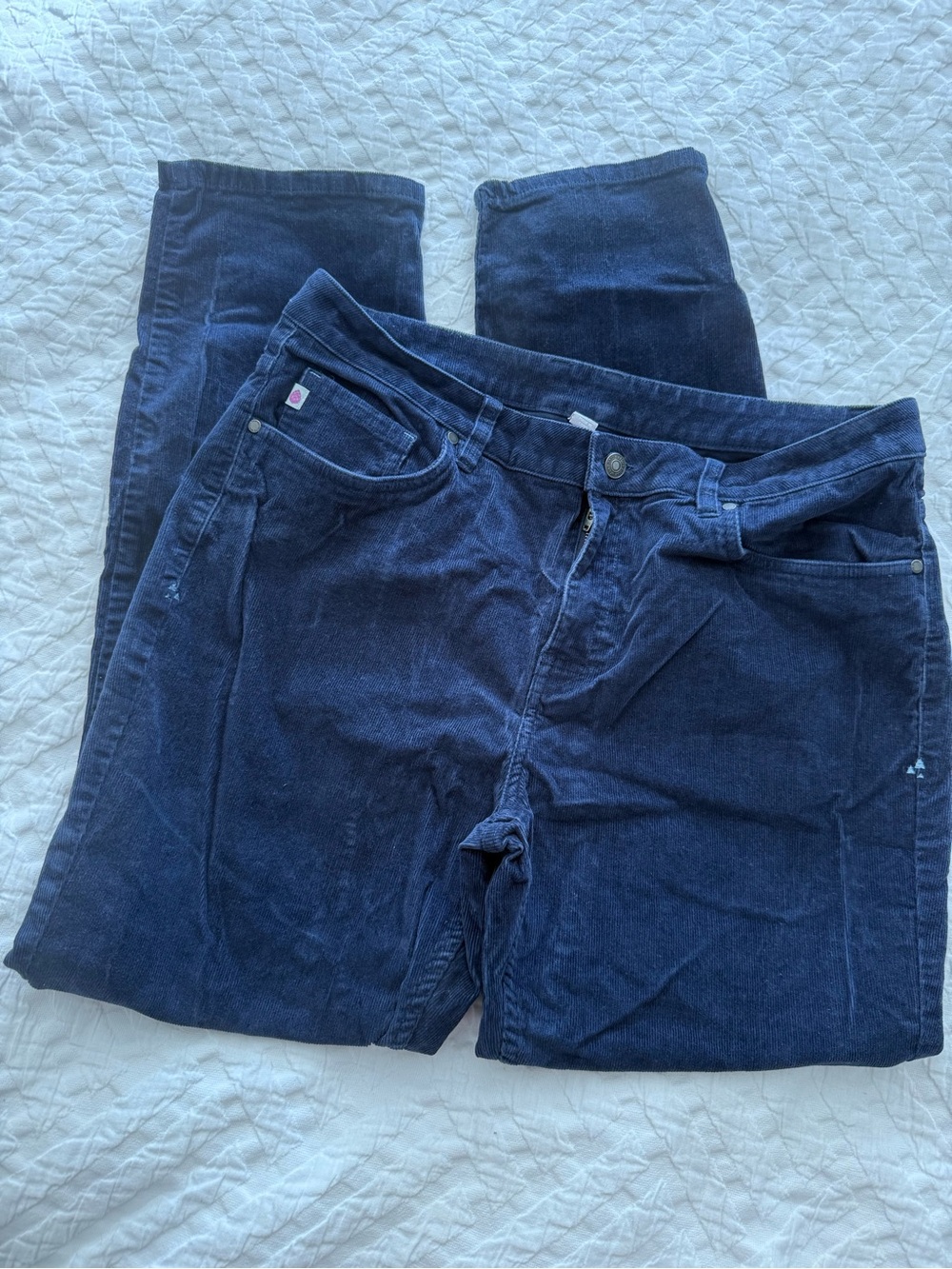 Stio Navy Straight-Leg Corduroy Pants
